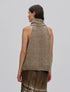 Rabens Saloner Aifa superlight halter top Mushroom